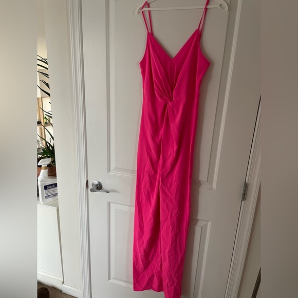 Amanda Uprichard Ellie maxi dress, Pink, Medium. Never worn before&Still in box. - Picture 2 of 4